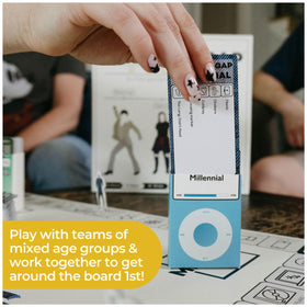 Challenge cards add twists when landing on star spaces in Mind The Gap