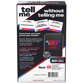 Spin Master Tell Me Without Telling Me 2025 complete box with instructions.
