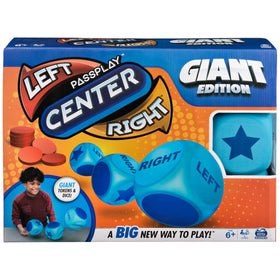 Spin Master Games Left Center Right Giant Edition: three oversized dice for dramatic family fun.