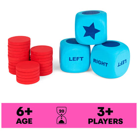 Spin Master Games Left Center Right Giant Edition: 24 large tokens easy to grip and pass.