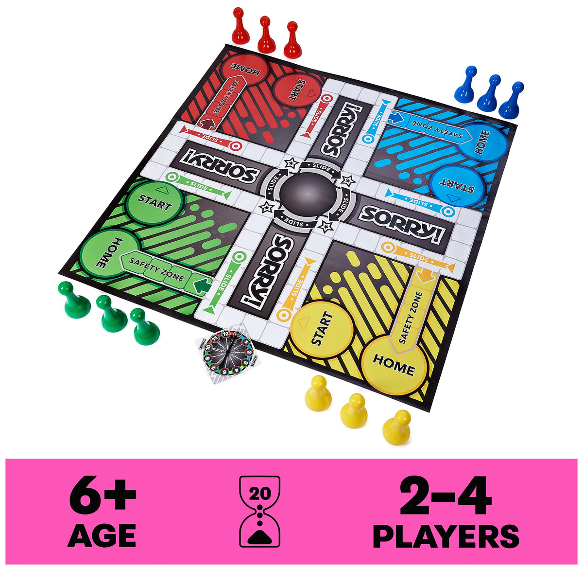 Spin Master Games giant vinyl mat 64x64 for indoor or outdoor play