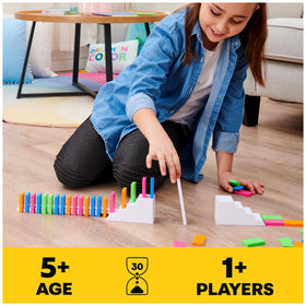 Spin Master Lily Hevesh H5 dominoes with accessories for quick setups