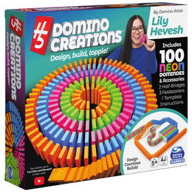 Spin Master Lily Hevesh H5 topple and tumble domino action