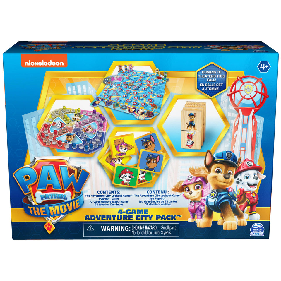 Spin Master PAW Patrol Adventure City Lookout Game – vibrant visuals that boost family play and quick thinking