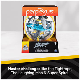 Spin Master Perplexus Beast 360-degree spin action reveals dynamic gameplay.