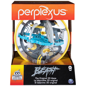 Spin Master Perplexus Beast 3D maze inside a sphere for immersive problem-solving.