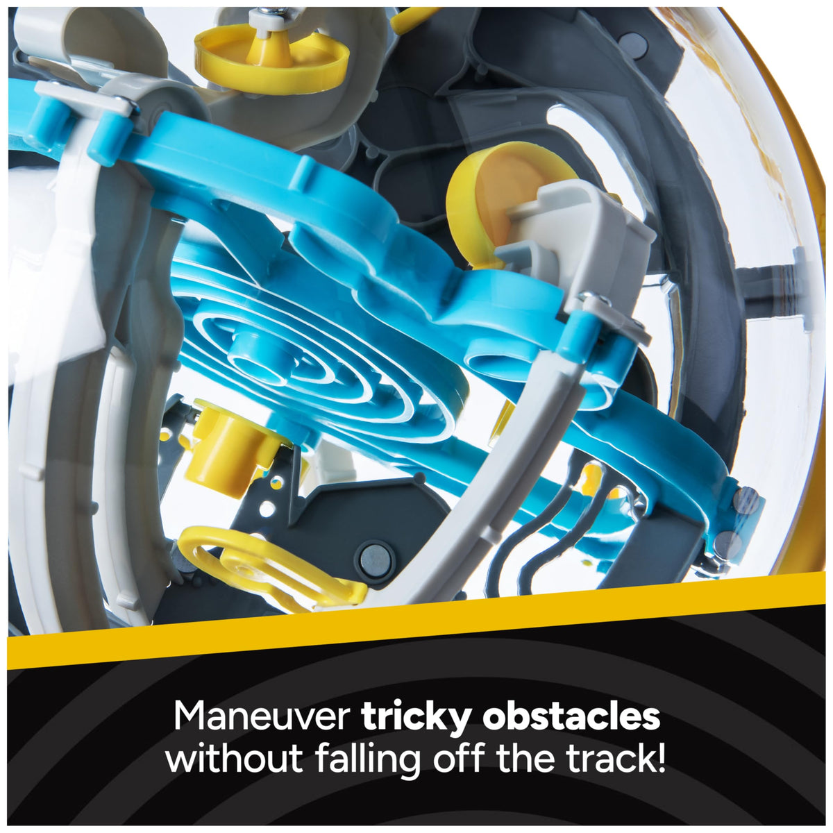 Spin Master Perplexus Beast super spiral obstacle boosts patience and dexterity.