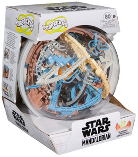 Spin Master Perplexus Mandalorian-branded stand displays your finished puzzle proudly.