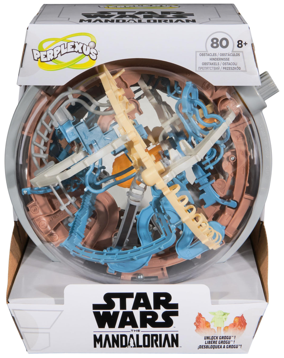 Spin Master Perplexus Star Wars Tracks with 80 obstacles challenges minds and builds focus.