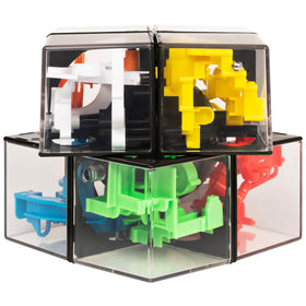 Spin Master Rubik’s Perplexus Hybrid 2x2 features 100 barriers for a demanding brain teaser.