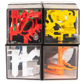Spin Master Rubik’s Perplexus Hybrid 2x2 includes instruction for easy setup.