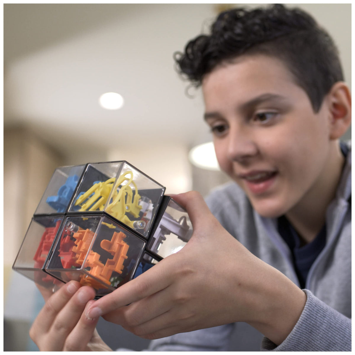 Spin Master Rubik’s Perplexus Hybrid 2x2 portable travel game for on-the-go fun.