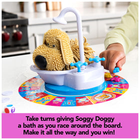 Spin Master Soggy Doggy figurine represents the bath-time challenge