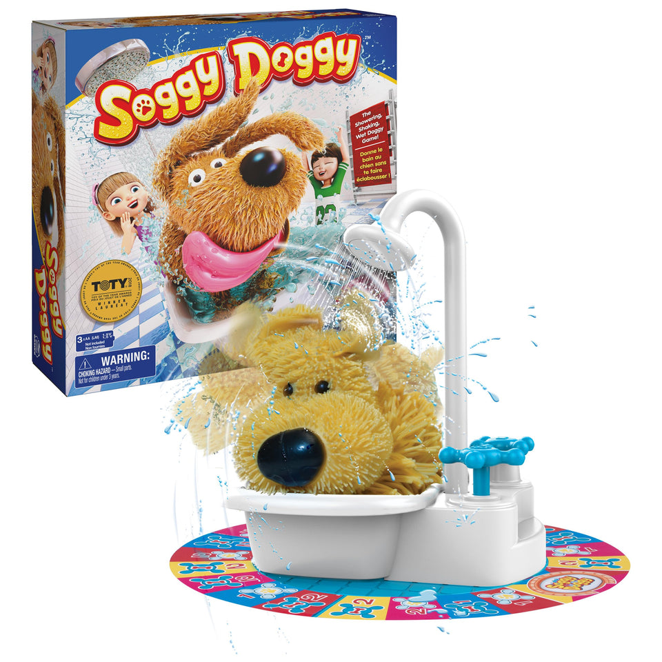 Spin Master Soggy Doggy game board ready for screen-free family play