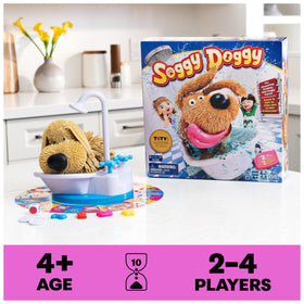 Spin Master Soggy Doggy shaking action captured during play