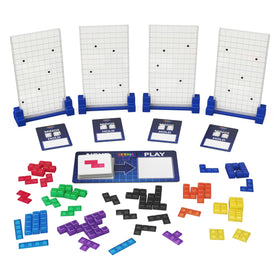 Four grids and bases prepared for a 2-4 player round