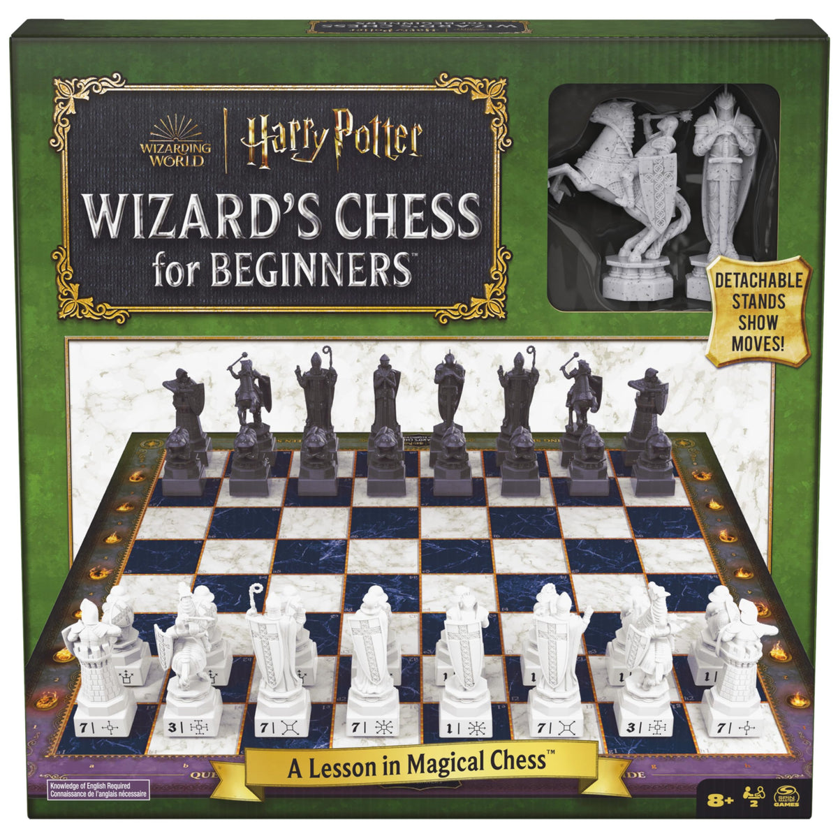 Spin Master Wizarding Chess Board showing immersive, learning-friendly design for practice