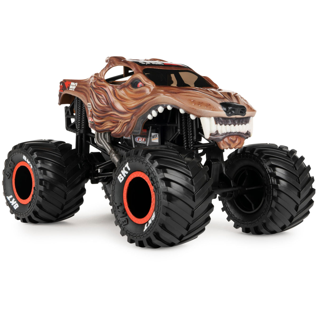 Wolf's Head with BKT tires improves traction for action.