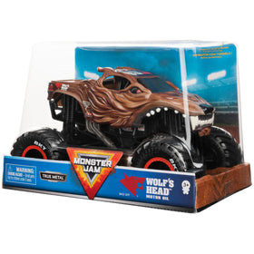 Official Monster Jam branding for collector appeal.