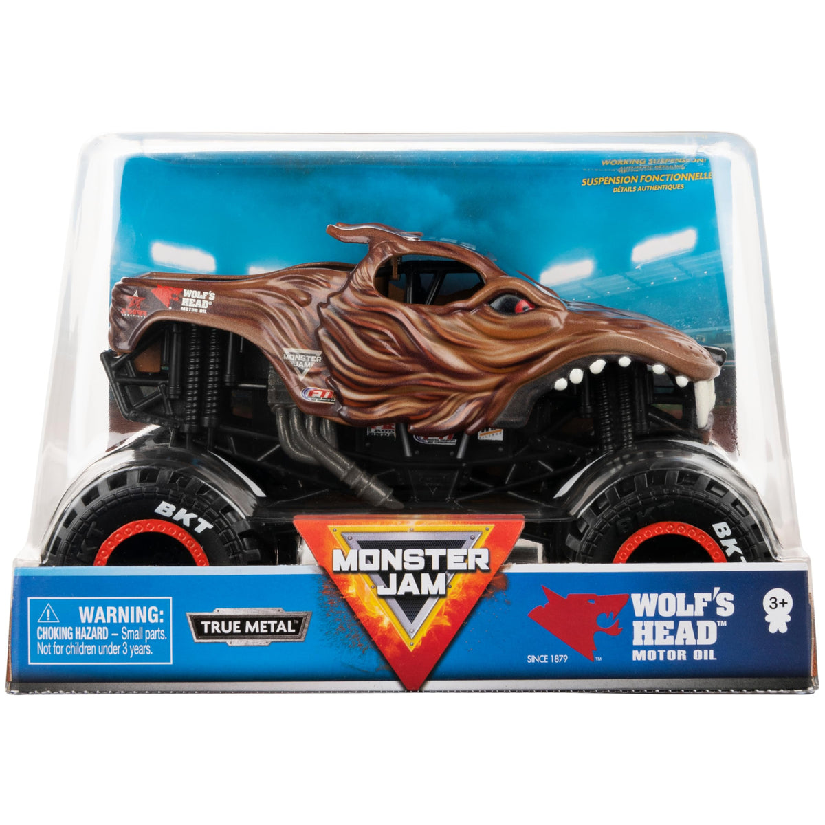 Spin Master Wolf's Head Monster Truck 1:24 scale for display and play.