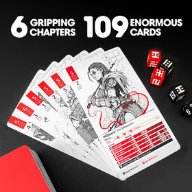 SPIRE'S END card size 6.5 by 3.5 inches for dramatic visuals during gameplay.