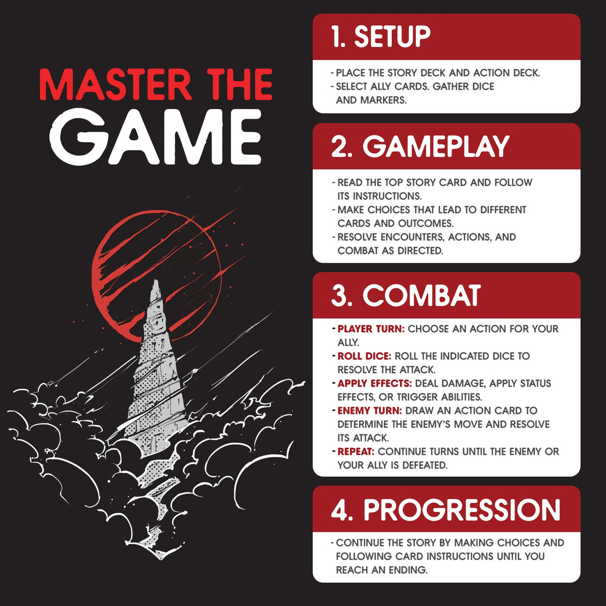 SPIRE'S END contents deliver a complete ready-to-play experience.