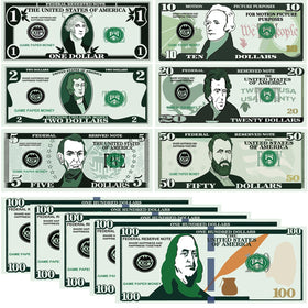Spiricrystal 700pcs play money bills in vibrant colors for classroom math practice