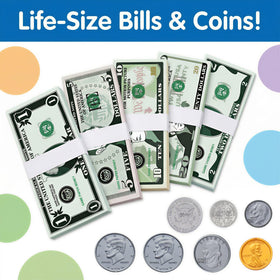 Spiricrystal bill denominations visual aids quick number sense in class