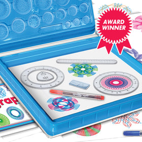 Spirograph Deluxe Set design guide helps spark ideas and step-by-step projects.