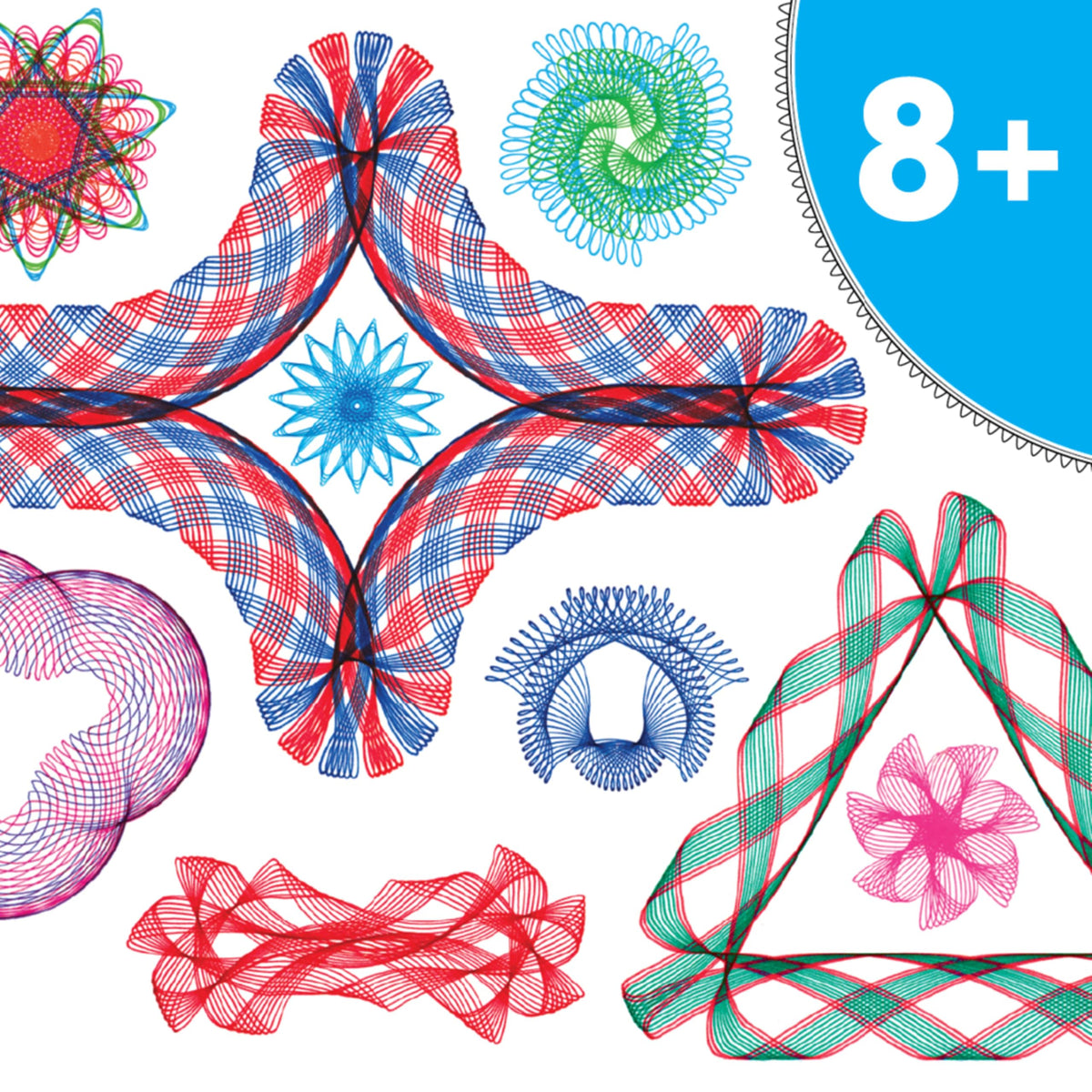 Spirograph design sheet included supports quick start and guided practice.
