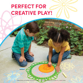 Spirograph Giant Outdoor Gear and Frame enables easy setup for creative sessions.
