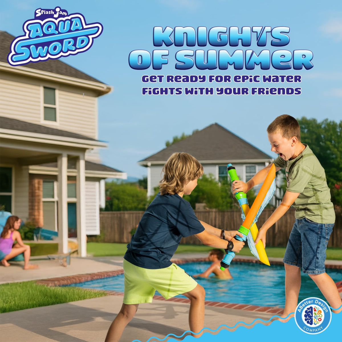 SPLASH JAM AQUA SWORD backyard party essential for splash games.