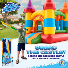 SPLASH JAM AQUA SWORD suitable for ages 6 and up.