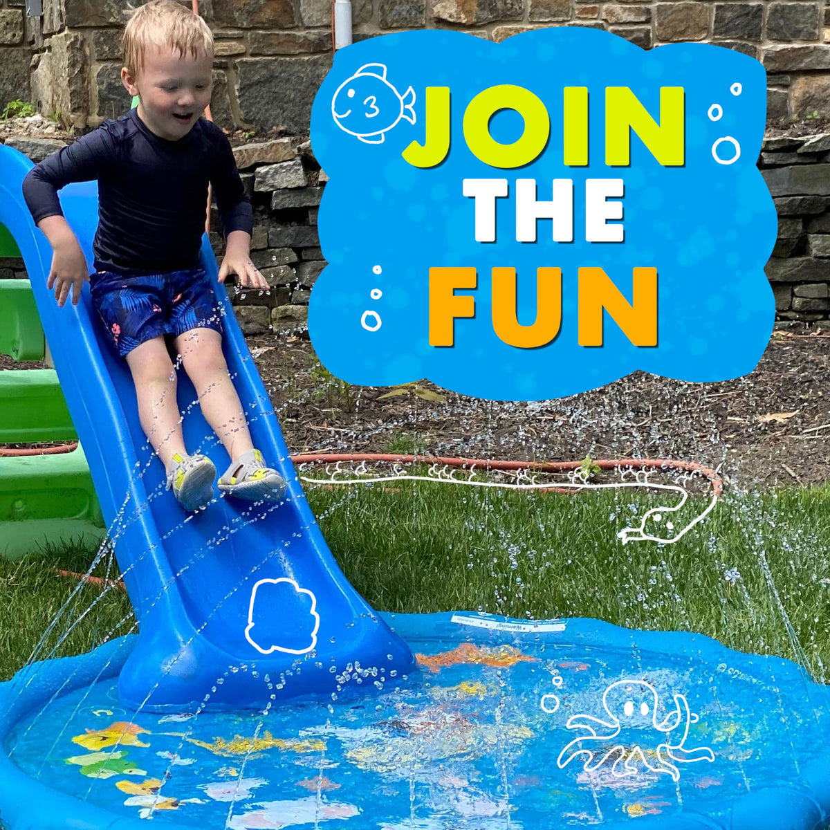 SplashEZ 60-inch kids pool facilitates safe, shallow water fun in the sun