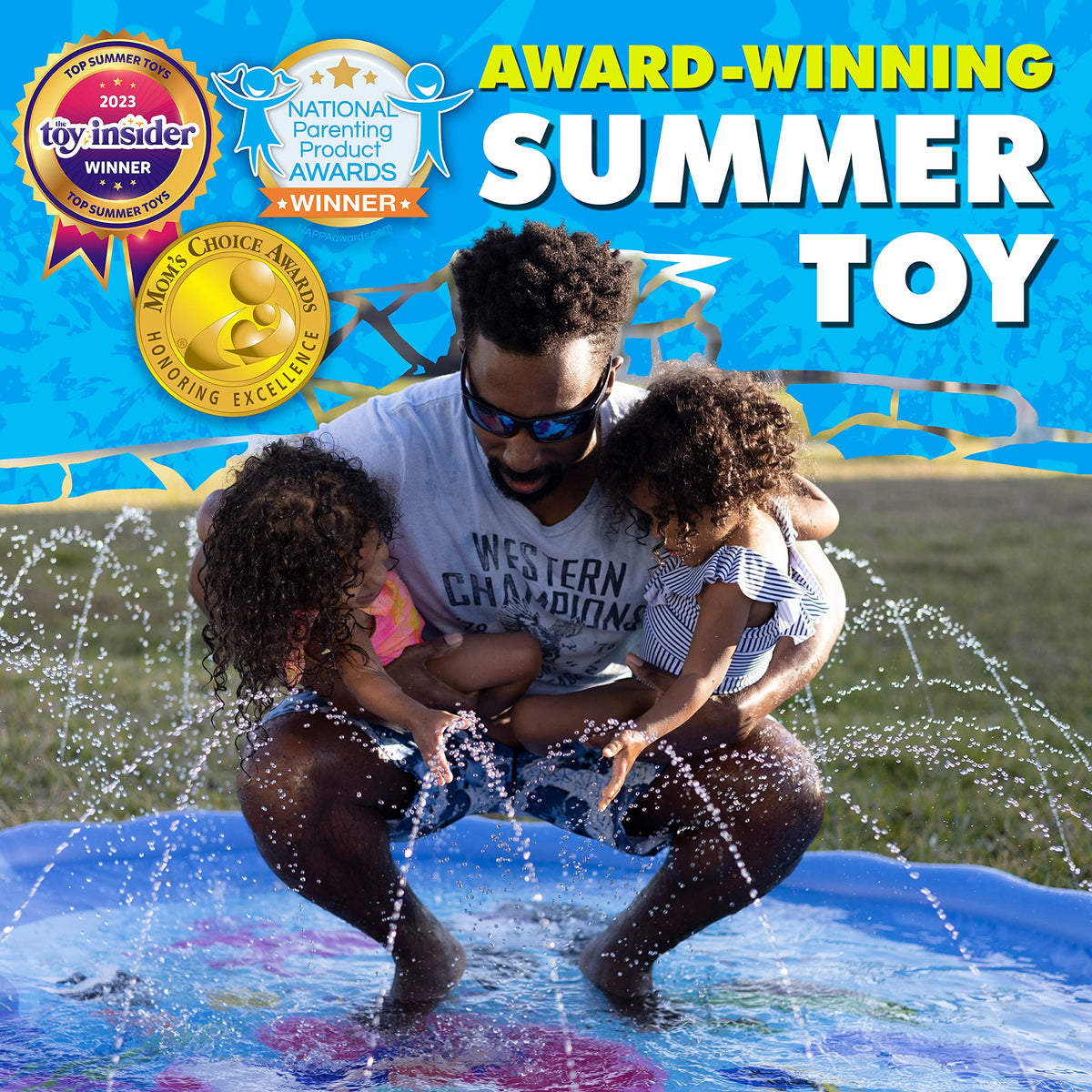 SplashEZ paw-resistant design supports playful paws during water fun.