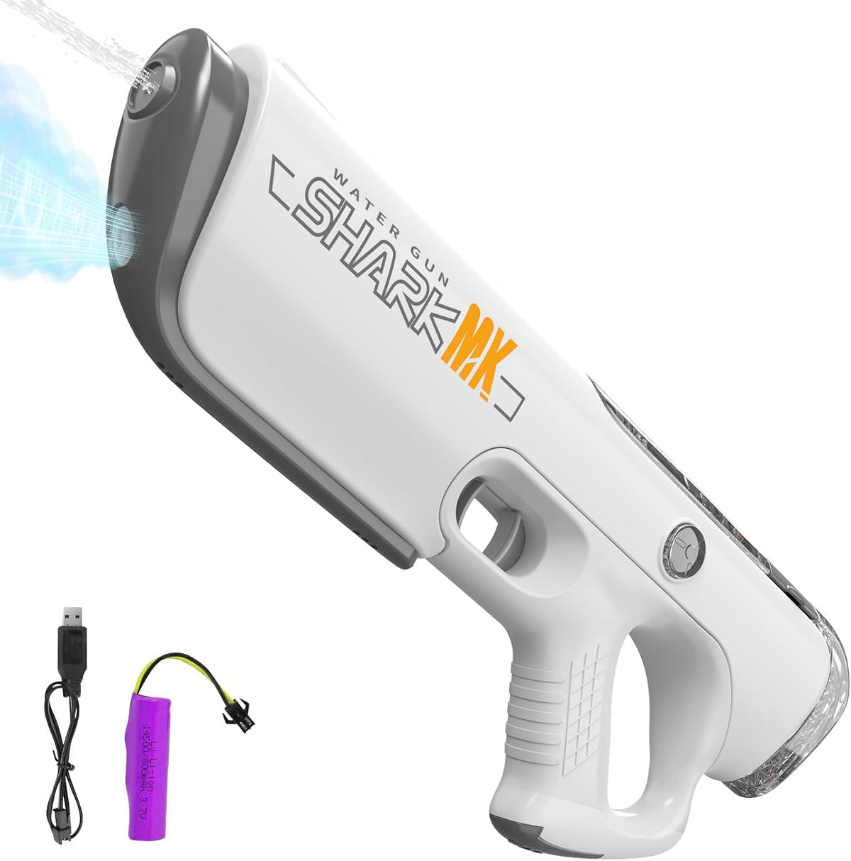 Splashora electric water gun with automatic reload for nonstop backyard battles