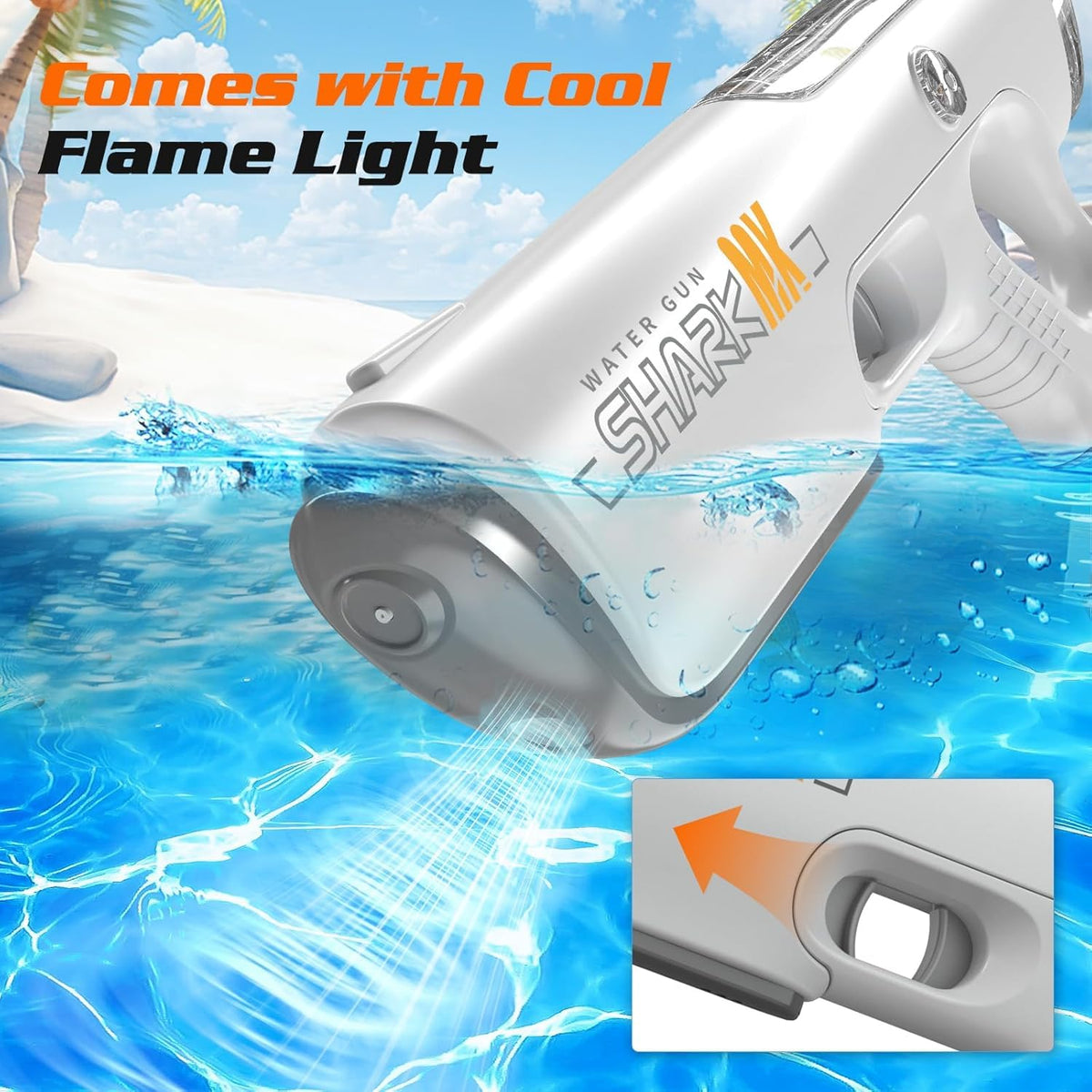 Splashora water gun futuristic design adds excitement to pool play