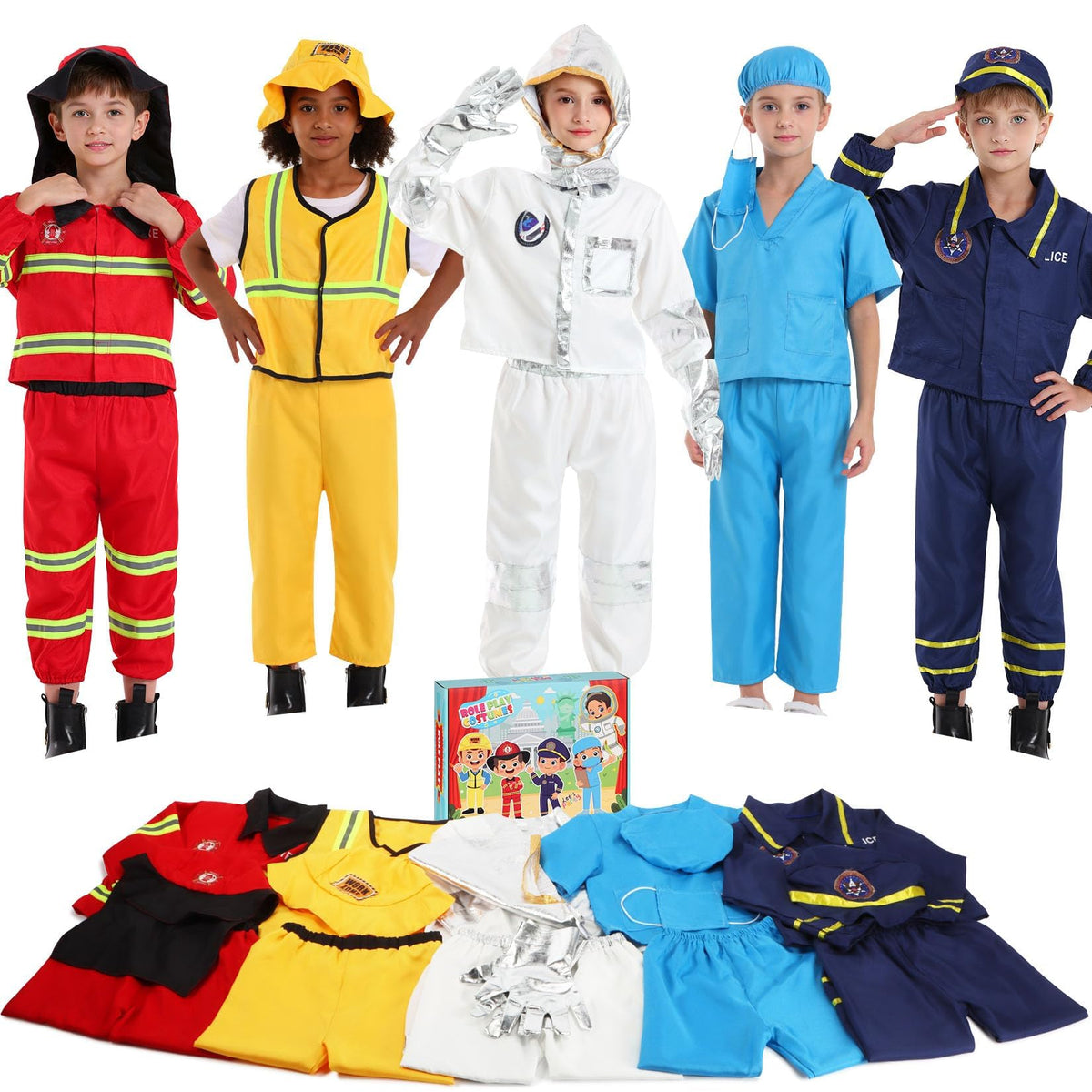 SPLAYTAP Packaging and accessories included with each set for complete outfits