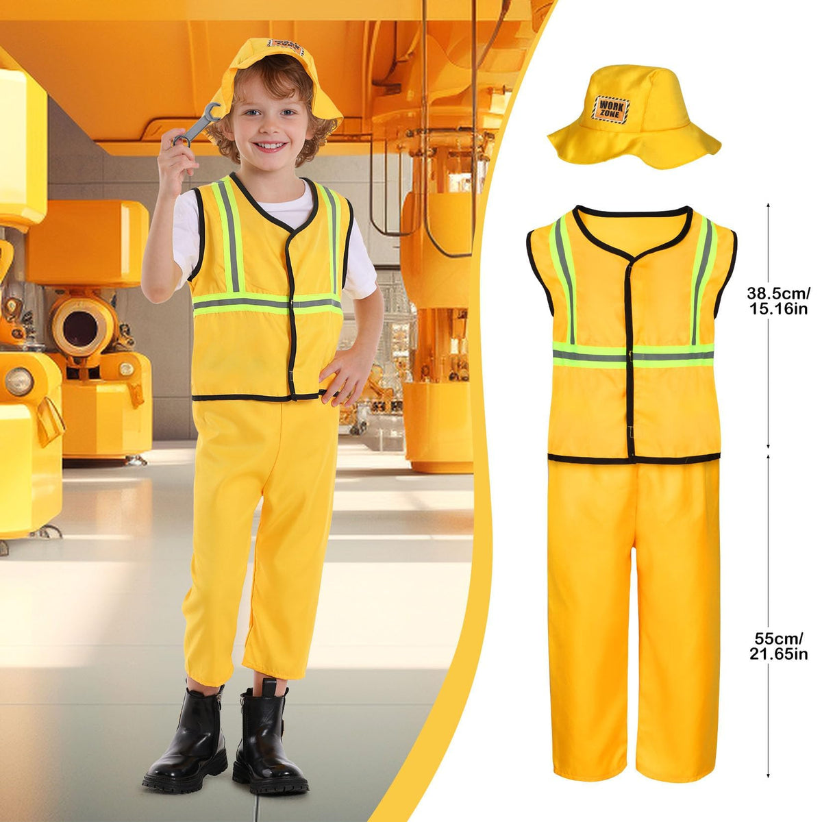 SPLAYTAP Police Officer costume set for kids supports safe, brave role-play