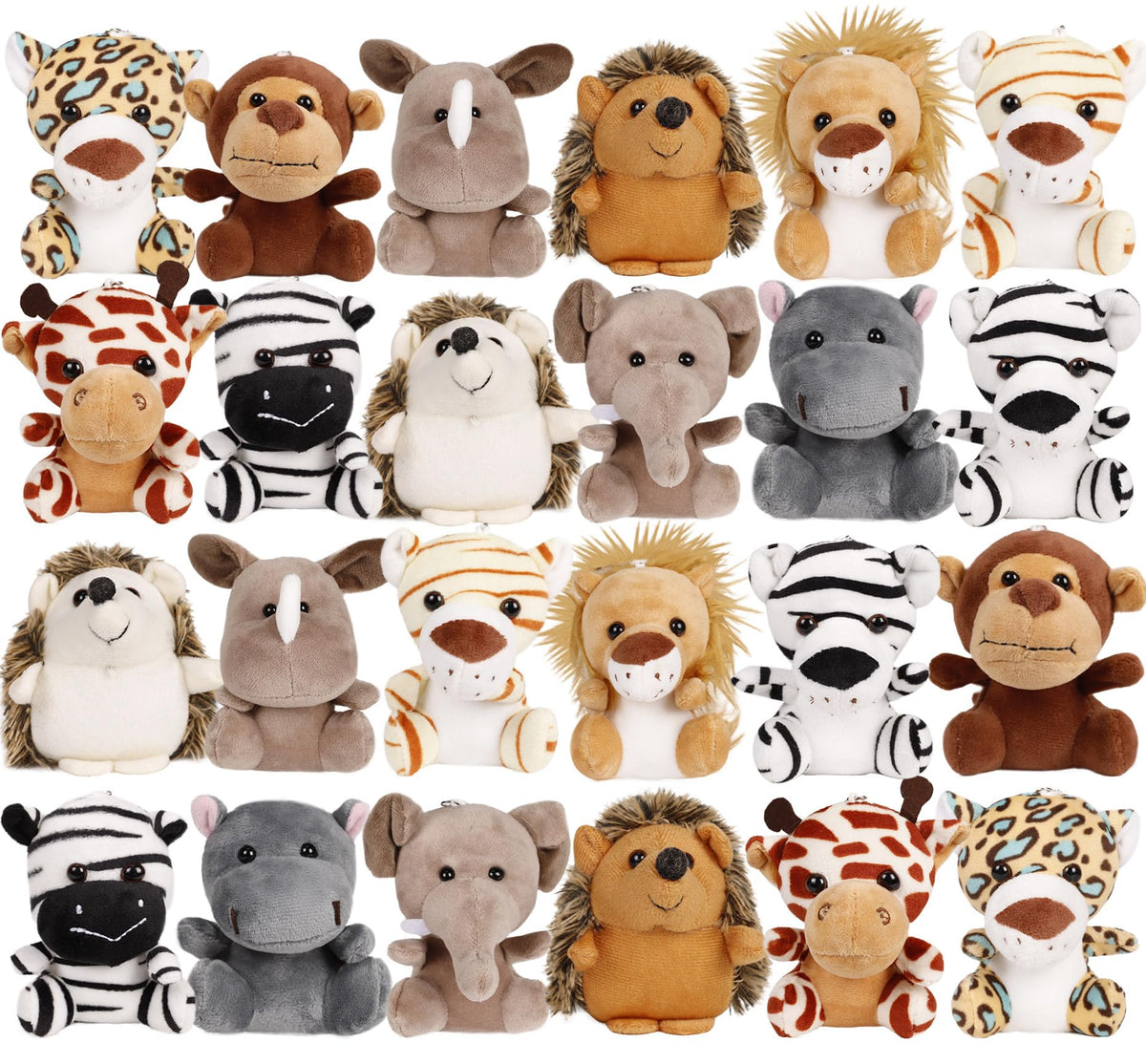 Spoilu lion plush 4.5-inch, a soft forest friend for party favors and pretend play.