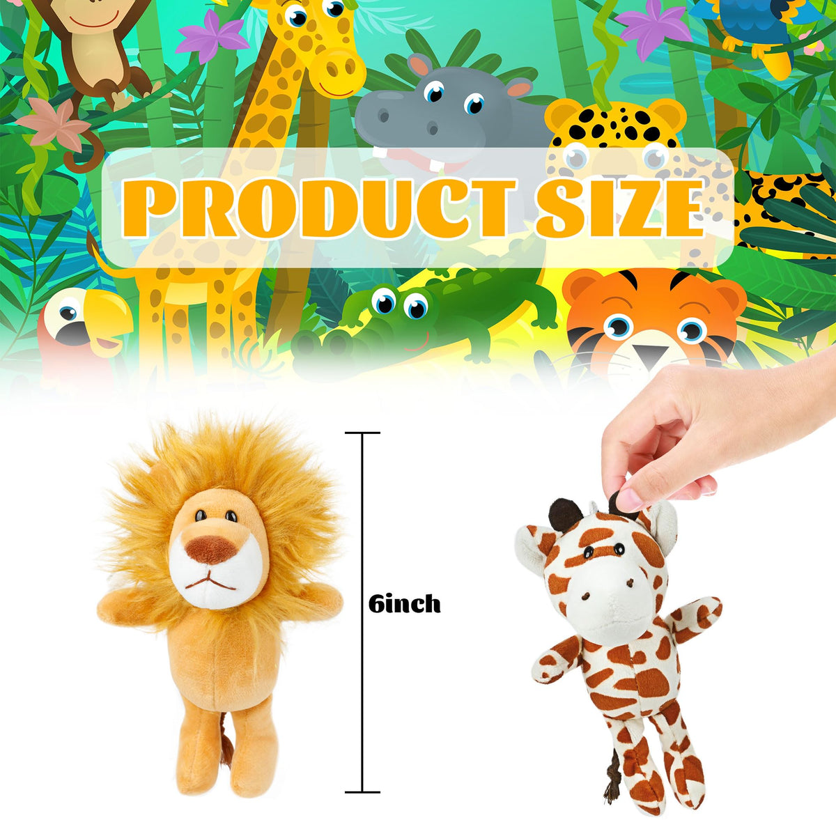Spoilu Elephant plush, compact six-inch buddy for backpacks and desks