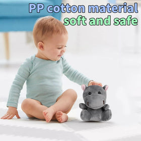 Spoilu zebra mini plush—contrast stripes add color to crafts and prizes.