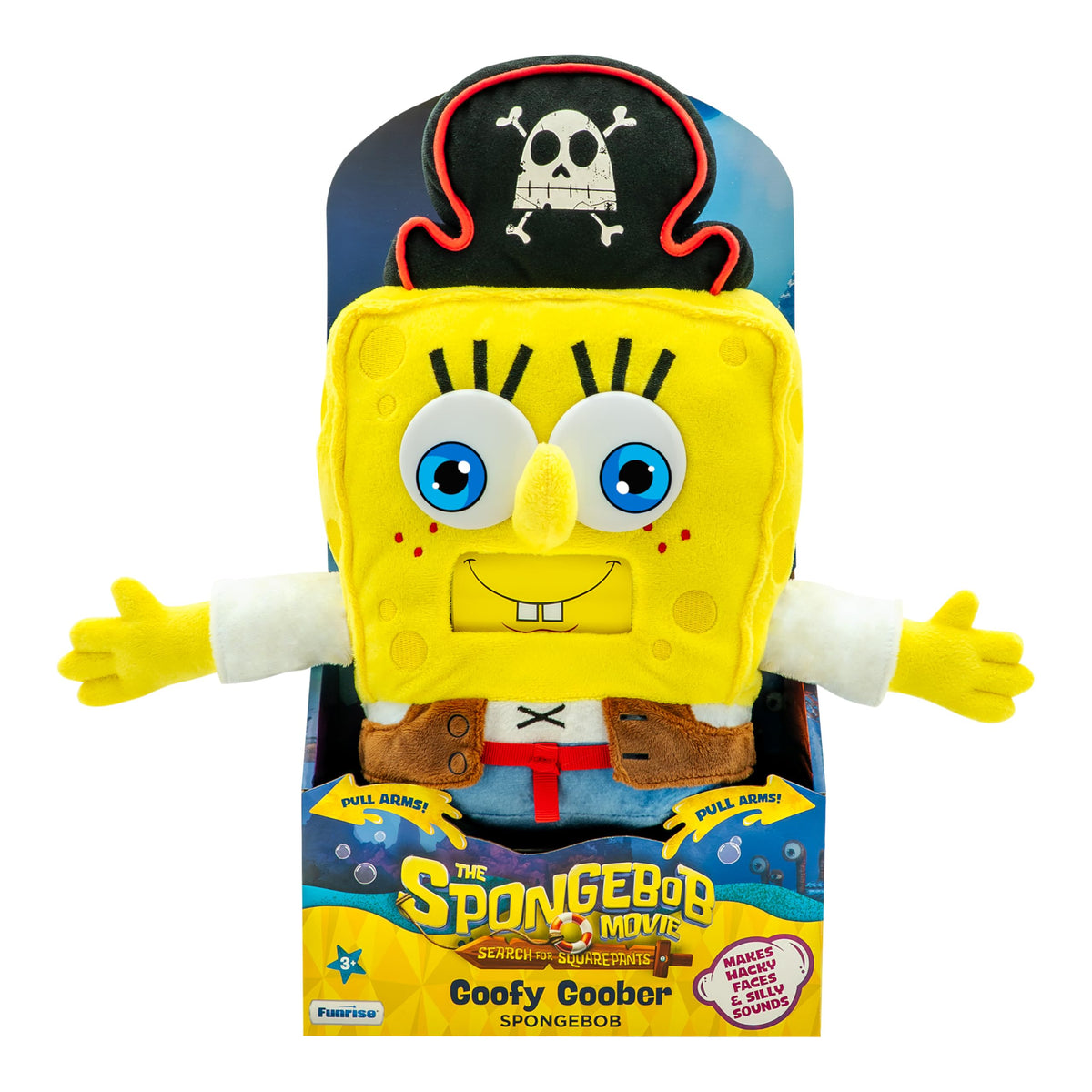 SpongeBob Goofy Goober 16-inch plush showcases movie-accurate styling for collectors.