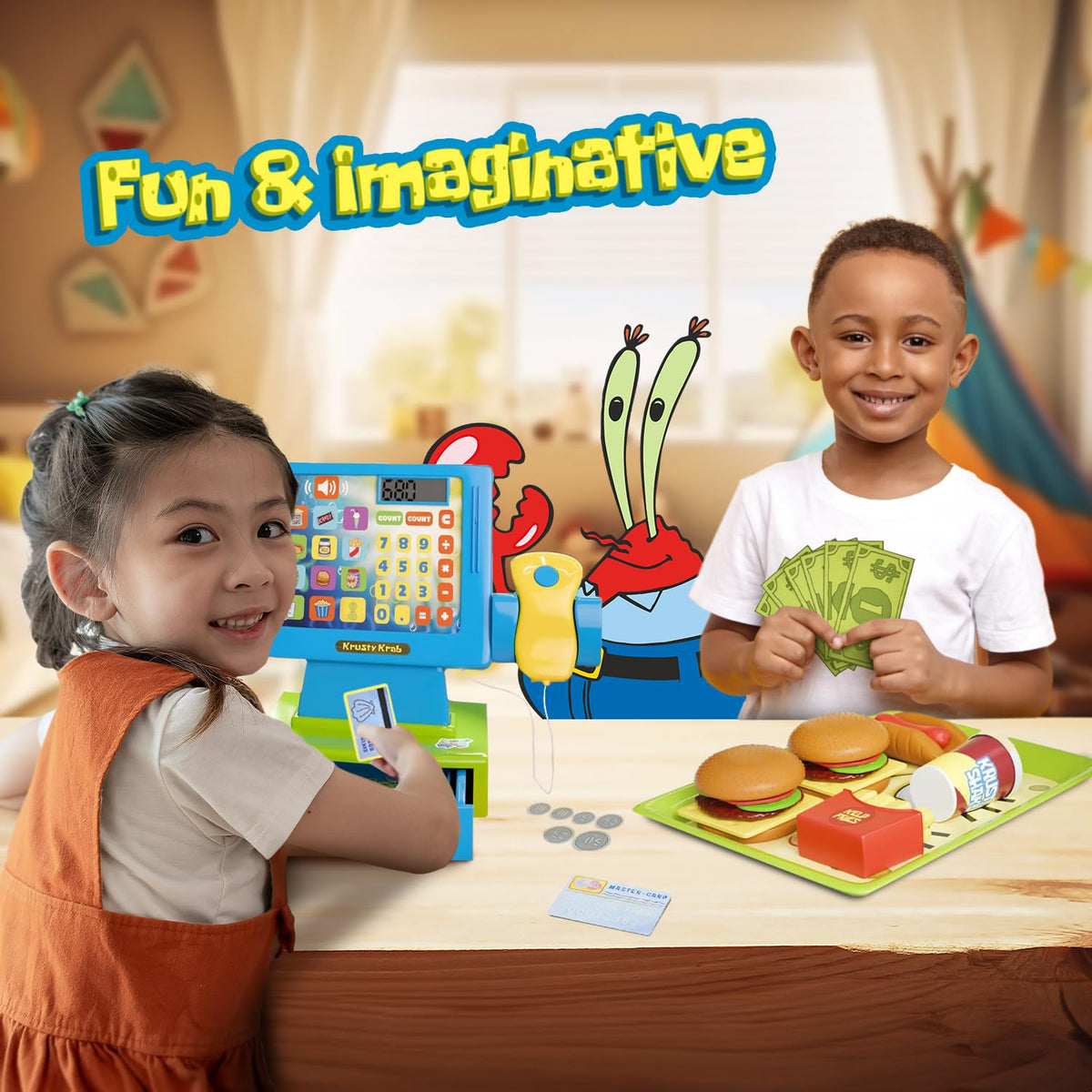 SPONGEBOB SQUAREPANTS imaginative roleplay scene supports storytelling
