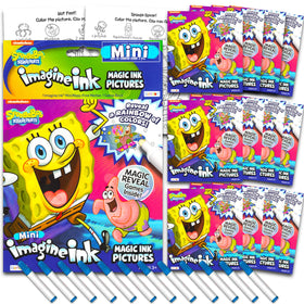 SpongeBob Imagine Ink twelve-book set for party favors and gifts.