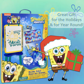SpongeBob 47-piece drawing set including magnets and markers