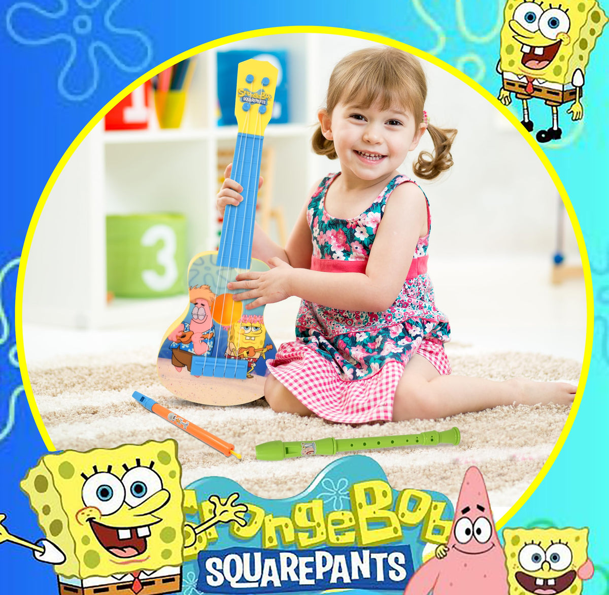 SpongeBob SquarePants bookmark to spark reading and creativity.