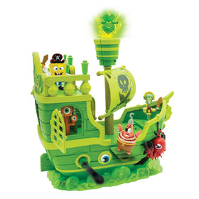 SpongeBob SquarePants Flying Dutchman ship playset inspires imaginative ocean adventures.