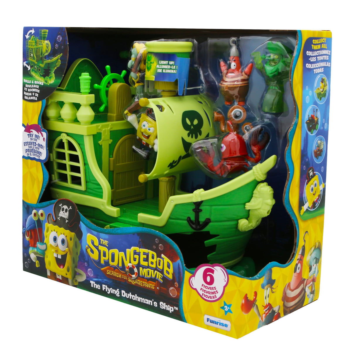 SpongeBob SquarePants six exclusive figures support storytelling with favorite characters.