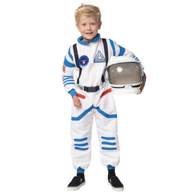 Spooktacular Creations astronaut helmet for kids, perfect for safe Halloween cosplay.